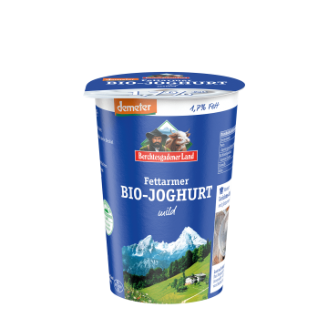 Fettarmer Bio-Joghurt mild, 500 g Becher 1,7 % Fett