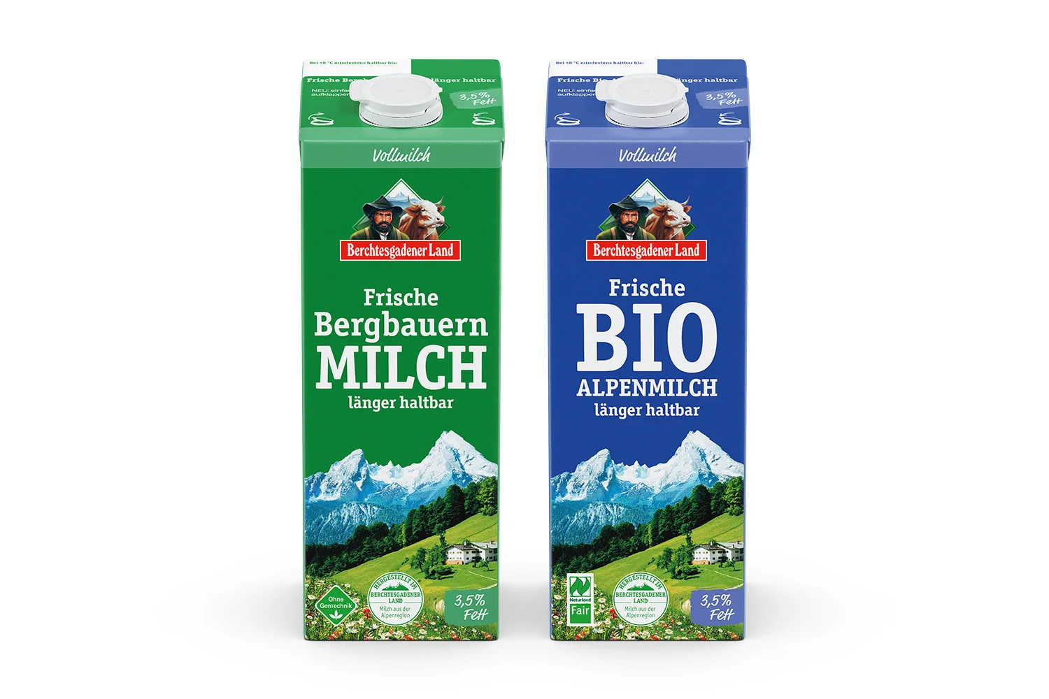 Berchtesgadener Land stellt Frischmilch-Packungen um 