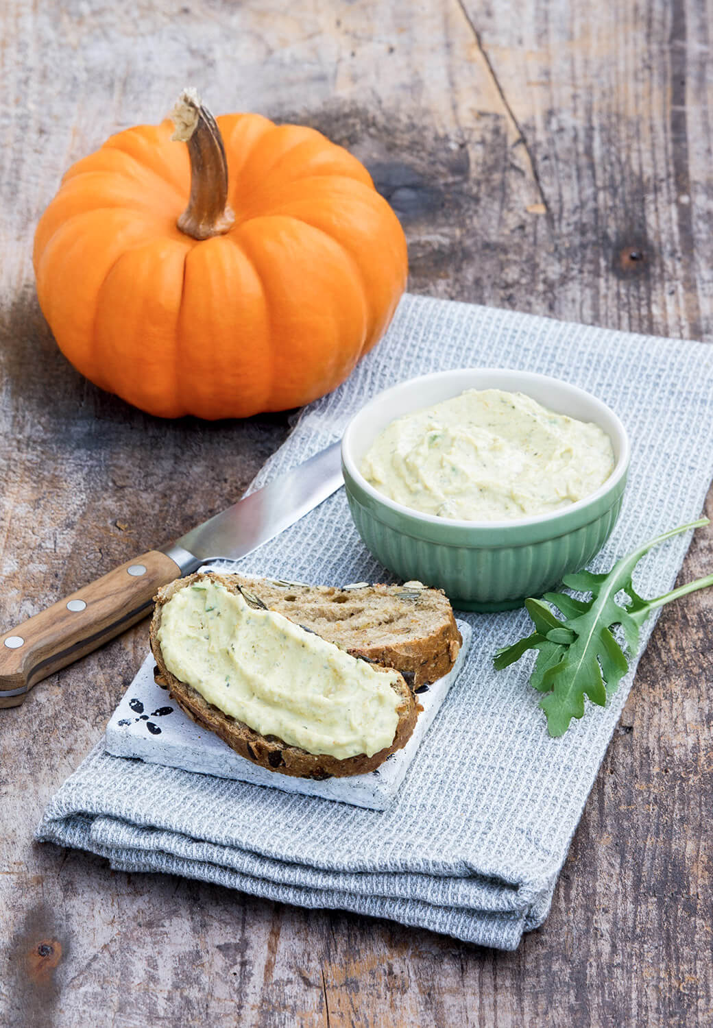 Muskatkürbis-Topfen-Aufstrich