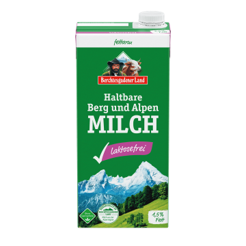 Haltbare Berg- und Alpenmilch fettarm, lakosefrei, 1 Liter Tetra Slim 1,5 % Fett