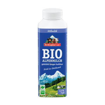 Frische Bio-Alpenmilch, länger haltbar, 400 ml Tetra Top 3,5 % Fett