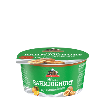 Milder Rahmjoghurt, 150 g Becher Typ Marillenknödel