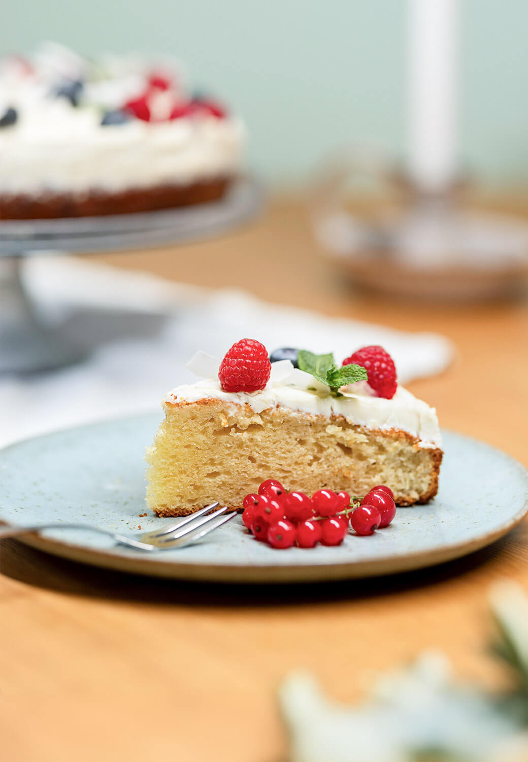 Fruchtiger Skyr-Kuchen