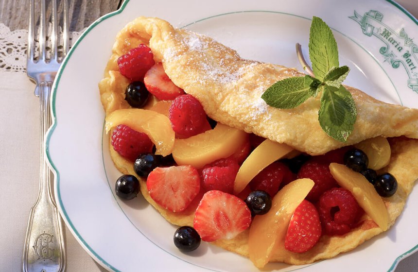 milchomelett-obst-fuellung