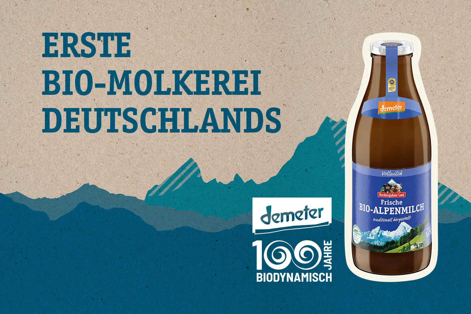 100 Jahre bio-dynamische Landwirtschaft     – Deutschlands erste Bio-Molkerei Berchtesgadener Land feiert mit