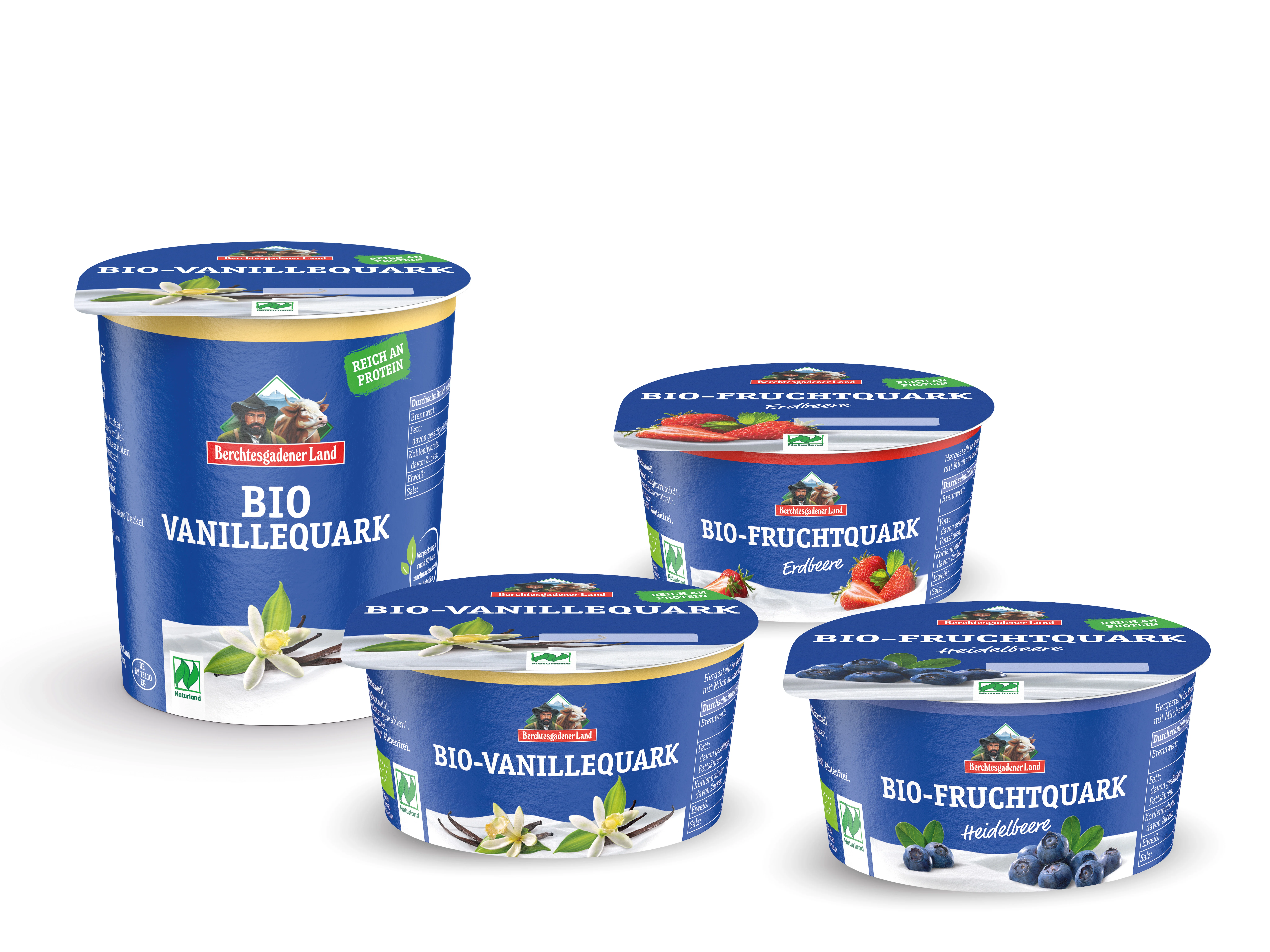 Berchtesgadener Land nimmt 350g Vanillequark für Vielverwender ins Sortiment   