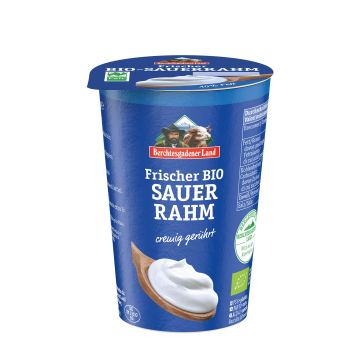 Frischer Bio-Sauerrahm, 200 g Becher