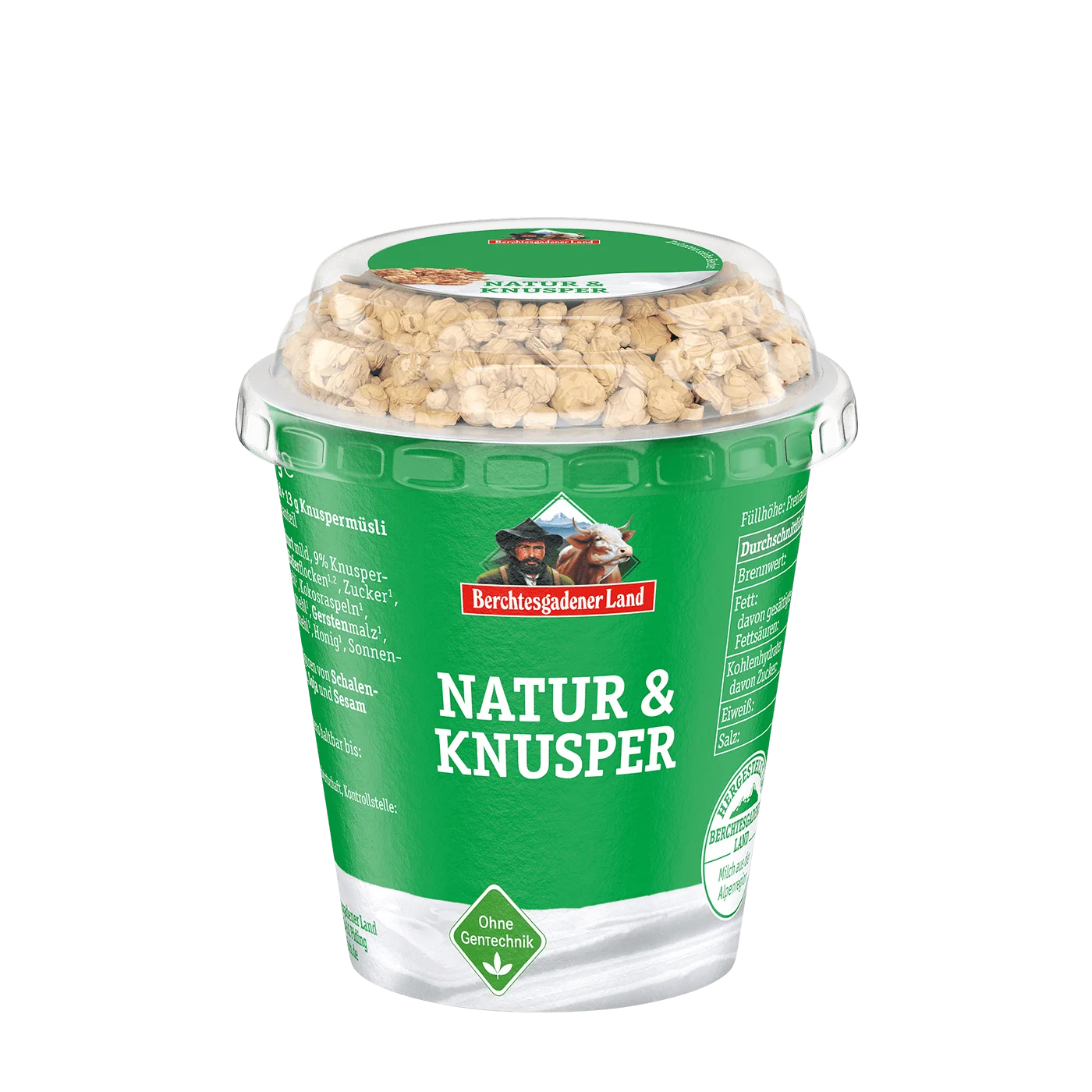 Natur & Knusper, Joghurt mild, 150 g Becher 3,5 % Fett