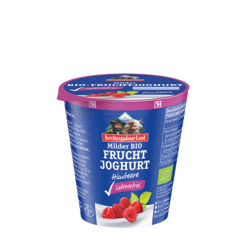 Bio-Fruchtjoghurt, laktosefrei, 150 g Becher Himbeere