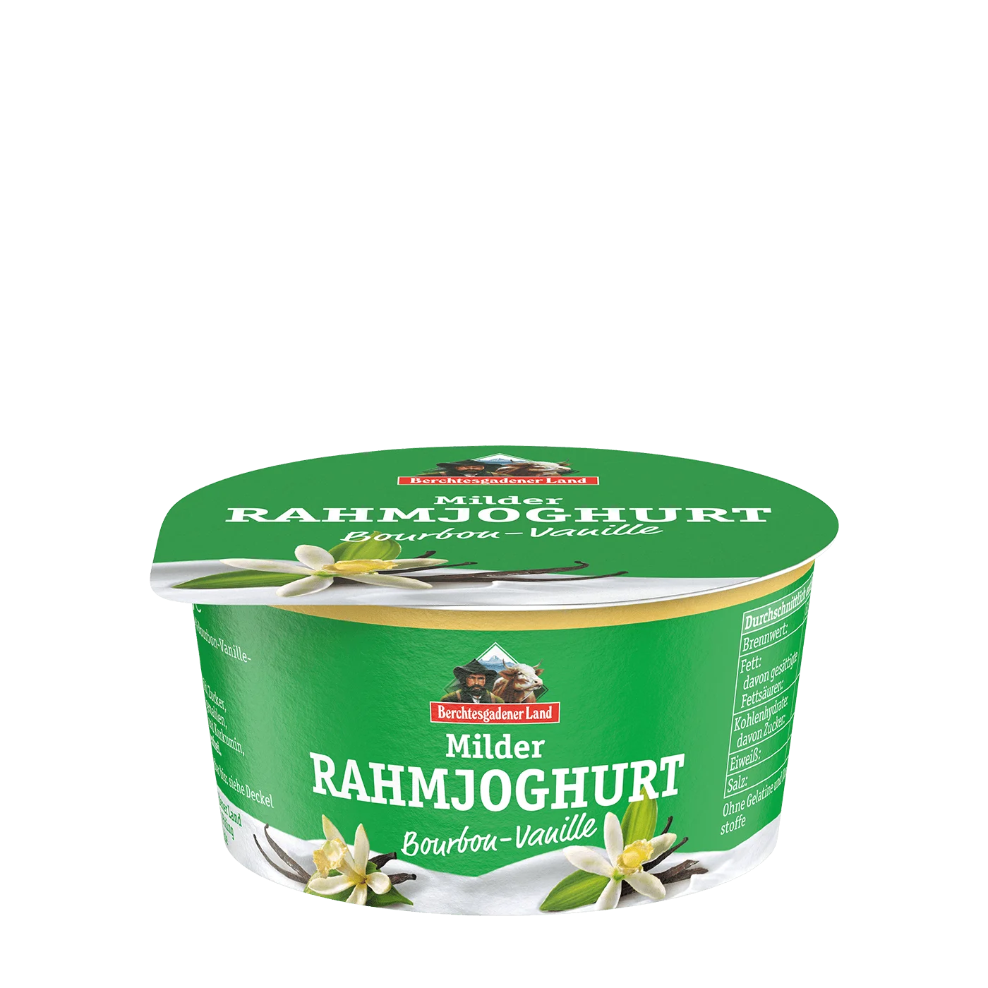 Milder Rahmjoghurt, 150 g Becher Bourbon-Vanille