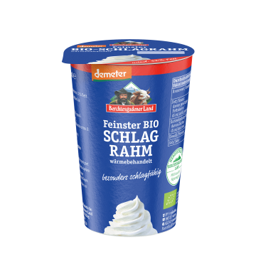 Feinster Bio-Schlagrahm, 200 g Becher
