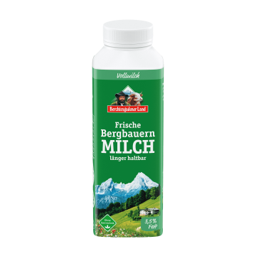 Frische Bergbauern-Milch, länger haltbar, 400 ml Tetra Top 3,5 % Fett