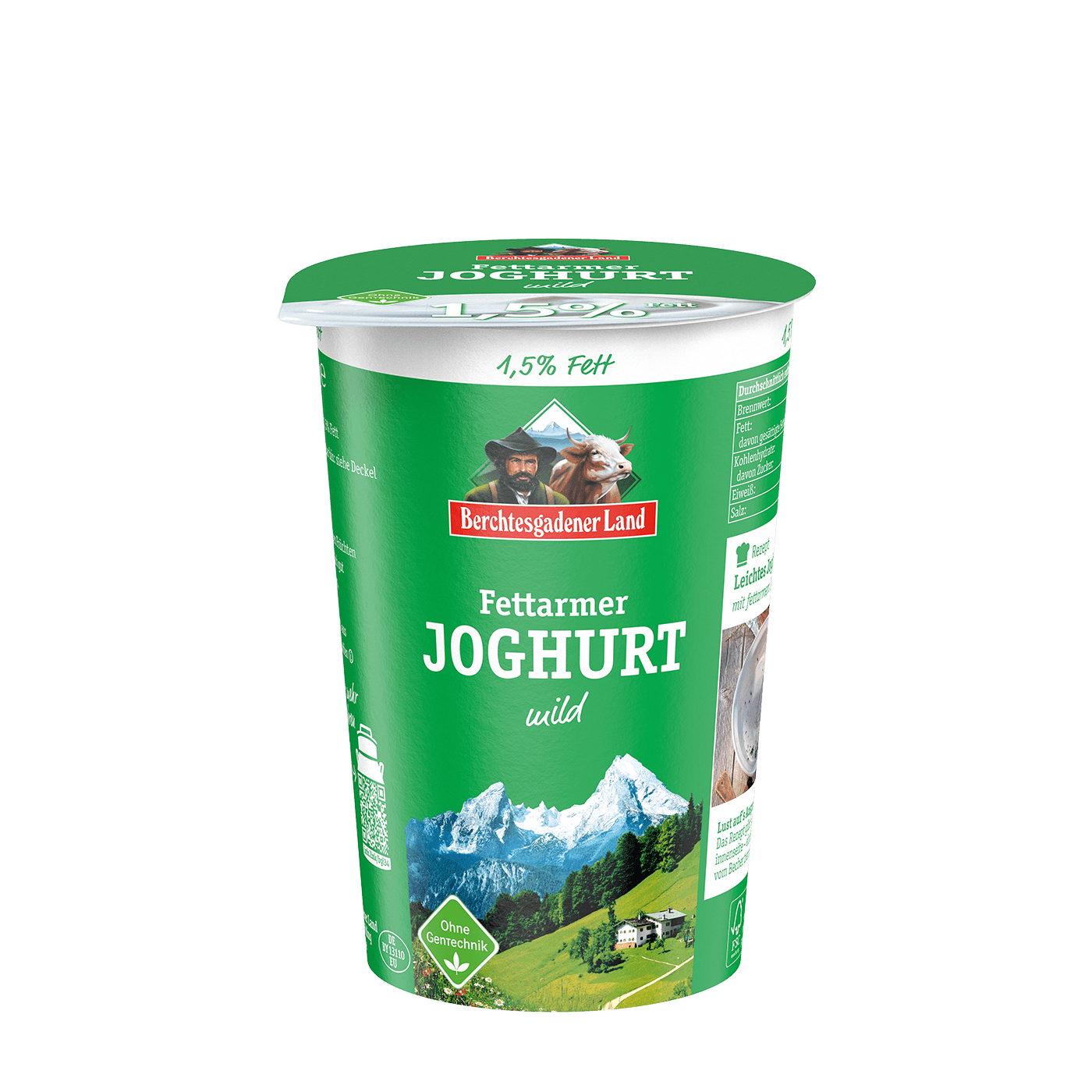 Mild and creamy yoghurt, 500 g pot 1.5 % fat