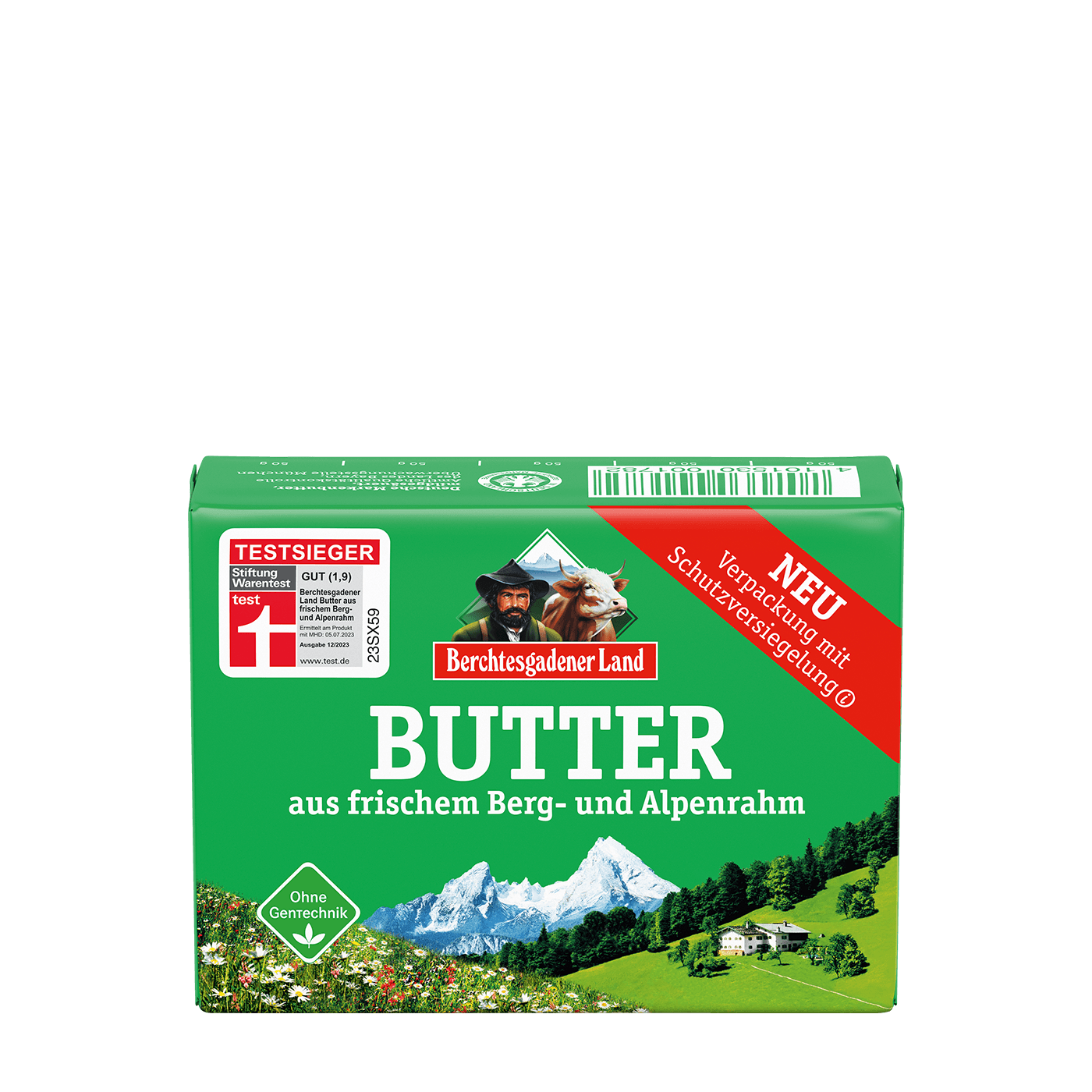 Butter aus frischem Berg- und Alpenrahm, 250 g Butterpäckchen