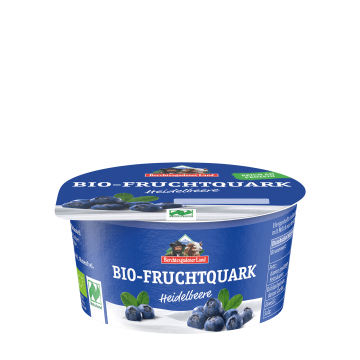 Bio-Fruchtquark, 150 g Becher Heidelbeere