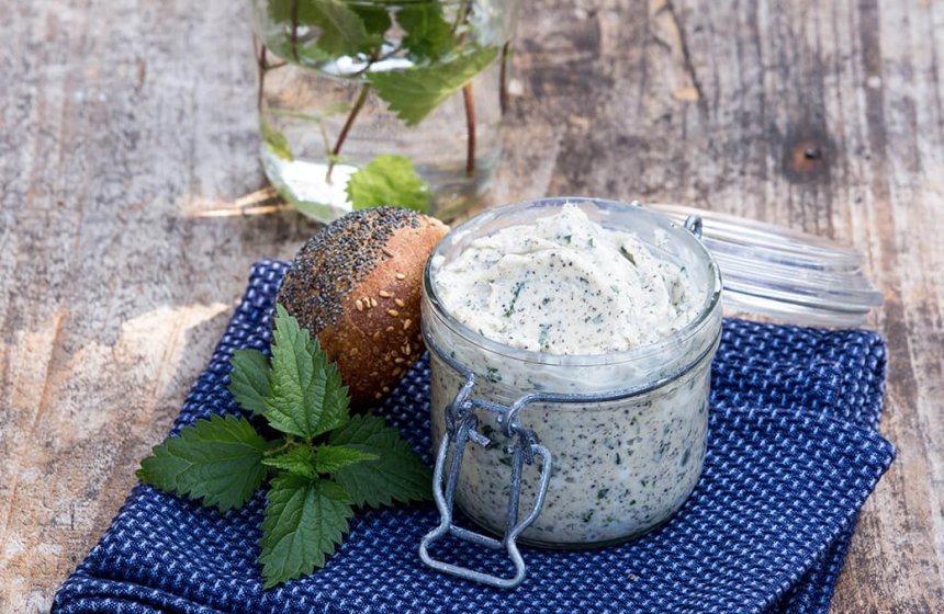 aufstrich-brennnessel-mohn-butter-topfen
