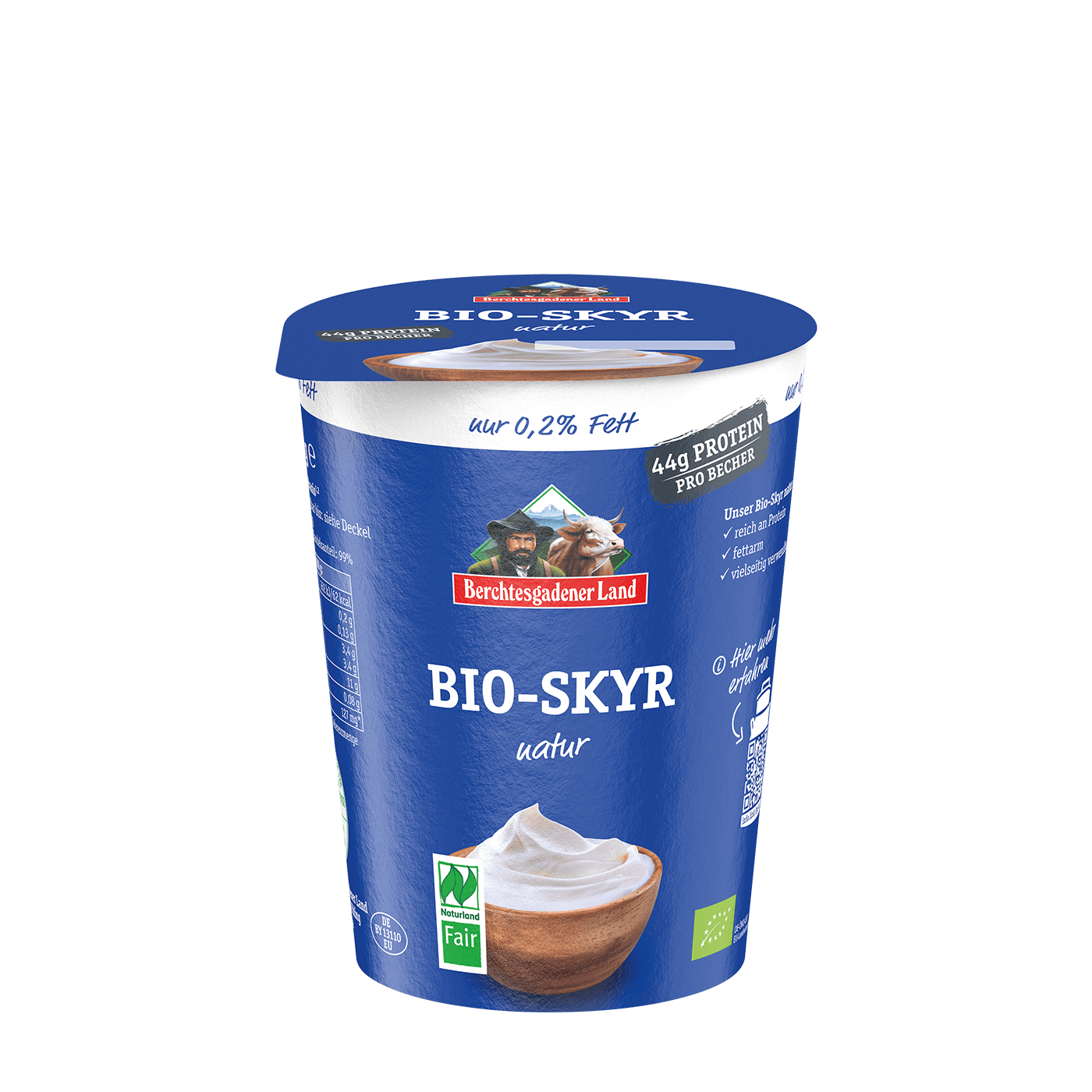 Bio-Skyr natur, 400 g Becher 0,2 % Fett