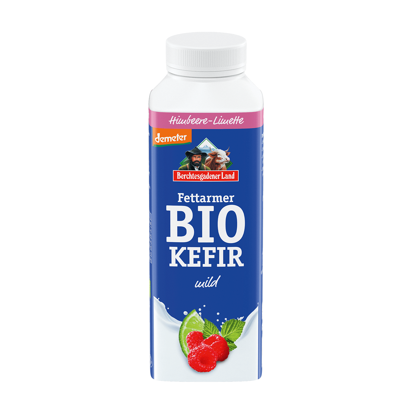 Bio-Fruchtkefir, 400 g Tetra Top Himbeere-Limette