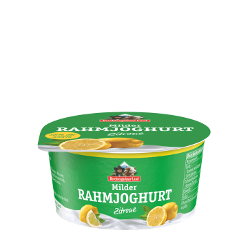 Mild and creamy yoghurt, 150 g pot Lemon
