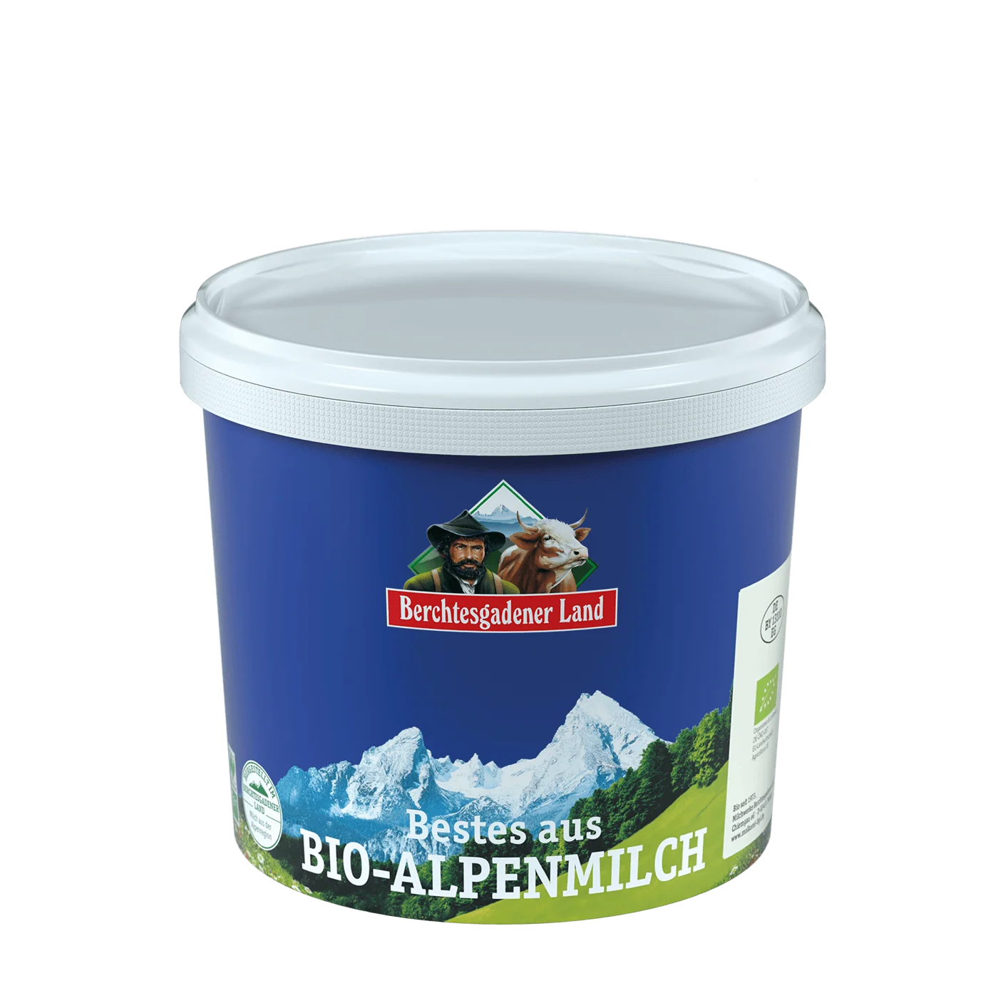 Frische Bio-Alpenmilch, 5 Liter Eimer 3,5 % Fett