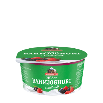 Milder Rahmjoghurt, 150 g Becher Waldfrucht