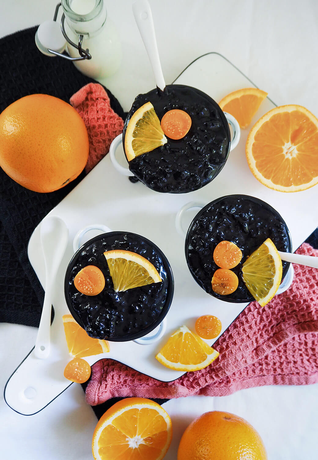 Schwarzer Schokoladen-Milchreis