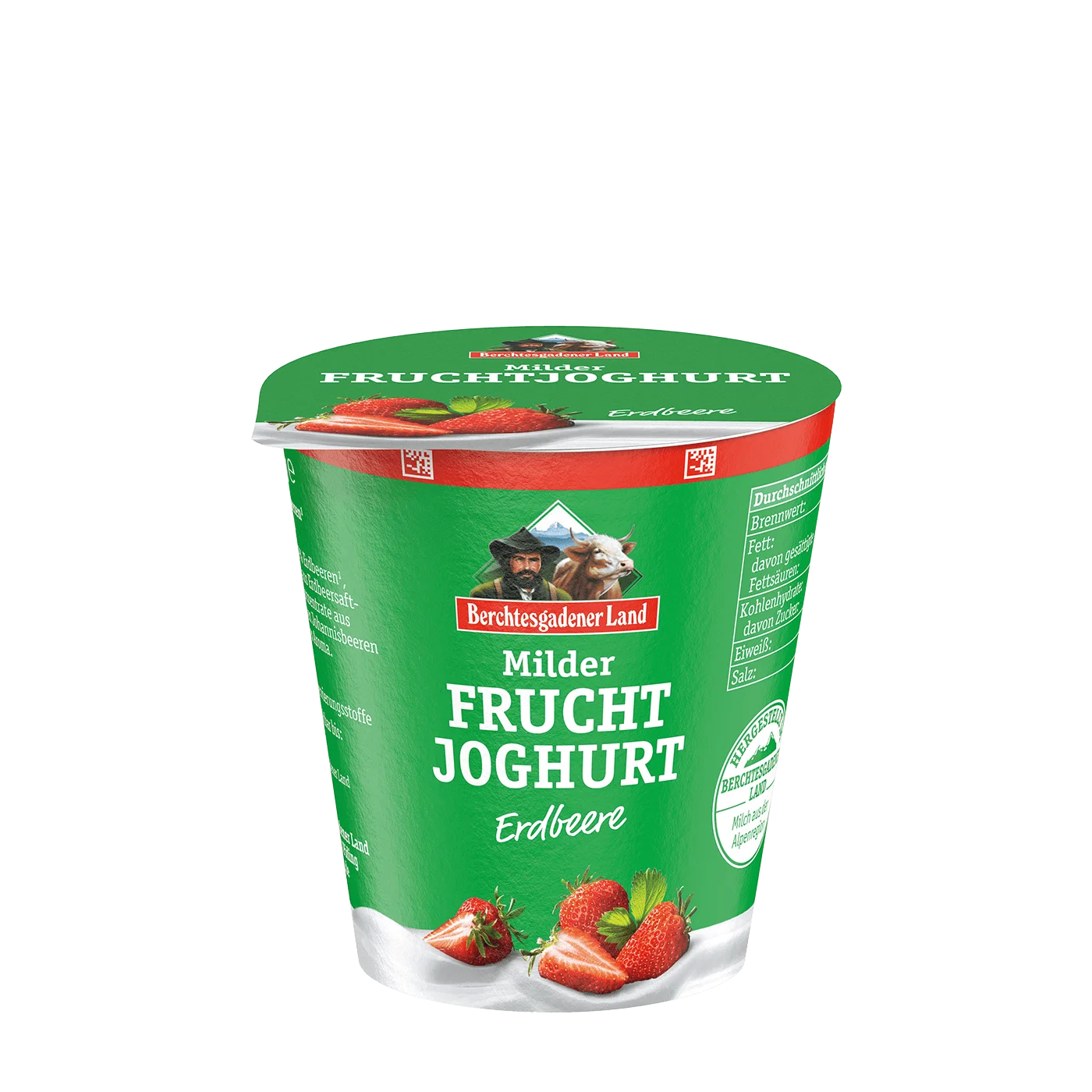 Milder Fruchtjoghurt, 150 g Becher Erdbeere