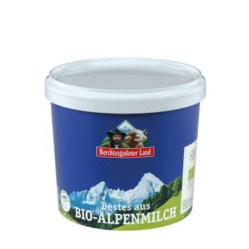 Frische Bio-Alpenmilch, 5 Liter Eimer 3,5 % Fett