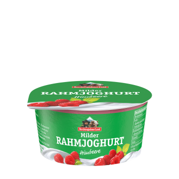 Milder Rahmjoghurt, 150 g Becher Himbeere