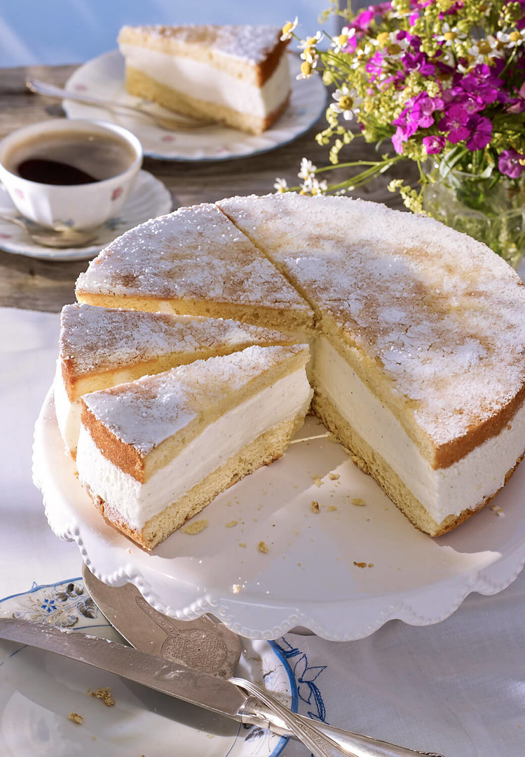 Käsesahnetorte - Rezepte - Molkerei Berchtesgadener Land