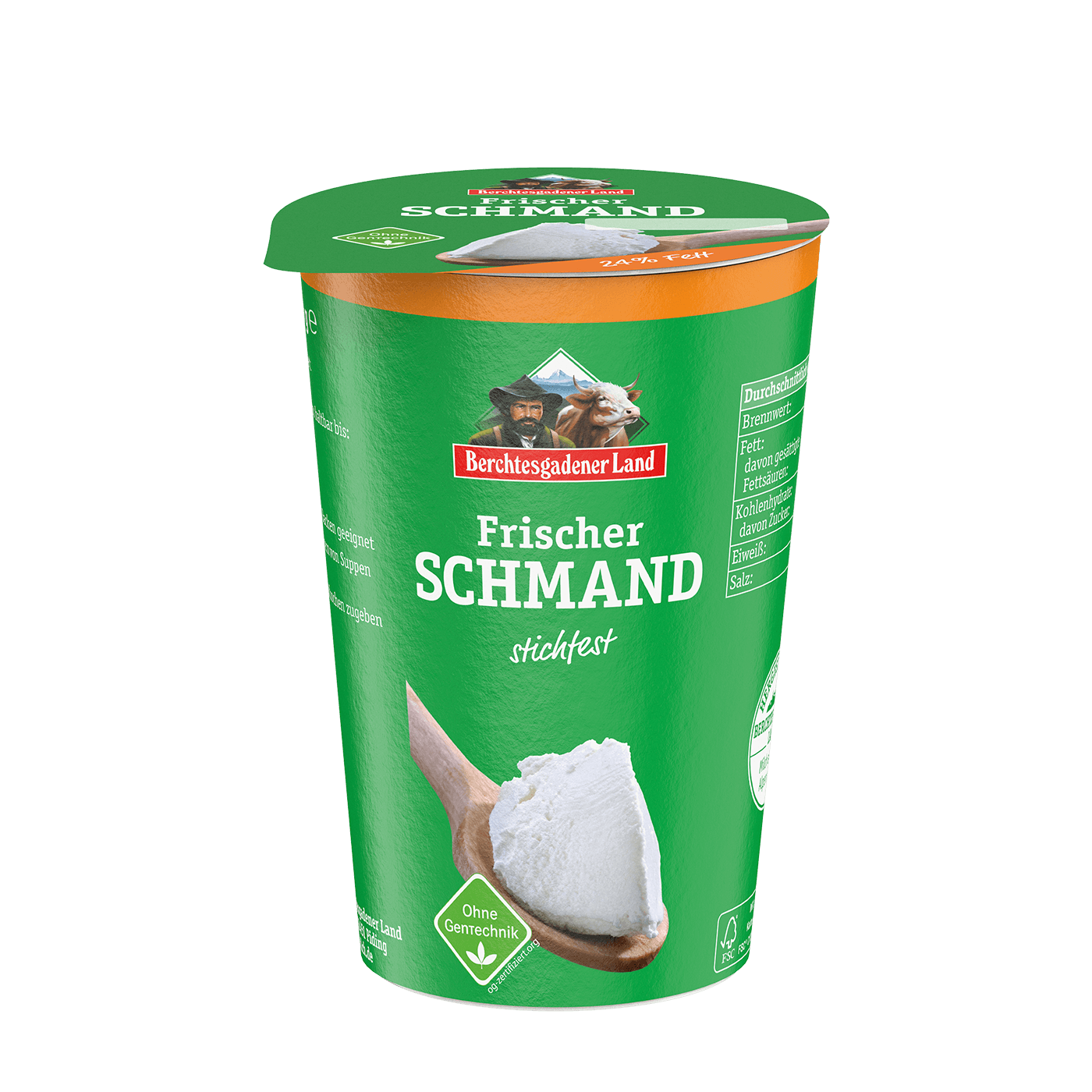 Fresh smetana, 200 g pot