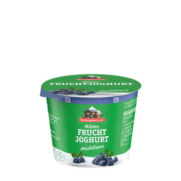 Milder Fruchtjoghurt, 100 g Becher Heidelbeere