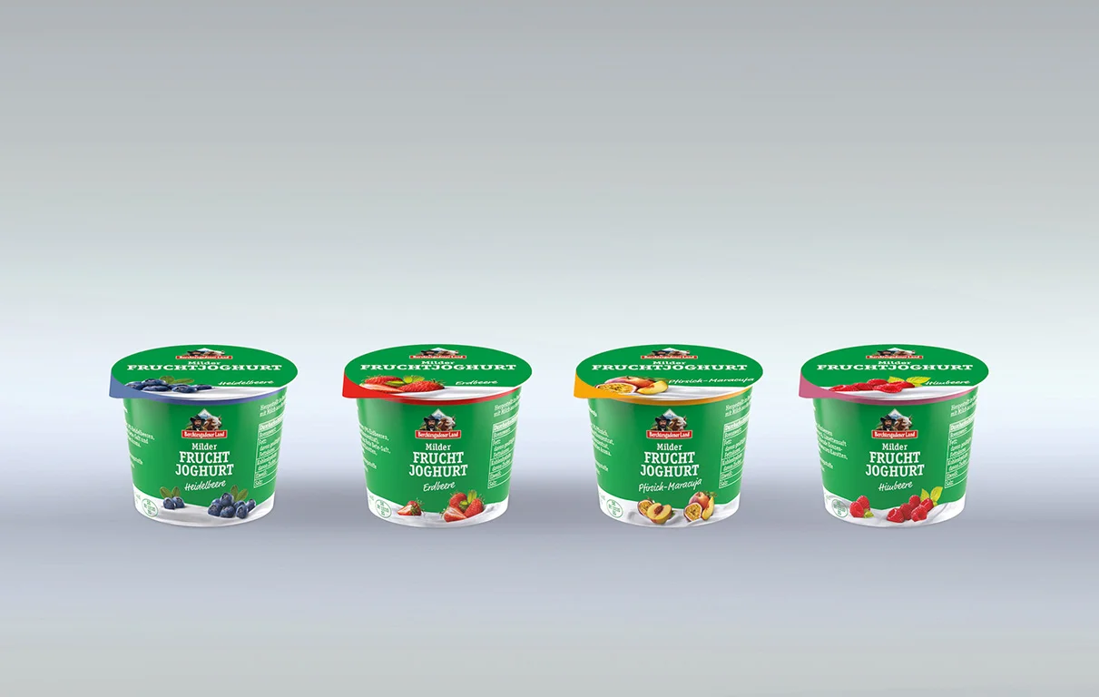 Molkerei Berchtesgadener Land führt 100g Fruchtjoghurt für Gastro-Kunden ein