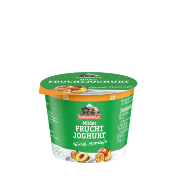 Milder Fruchtjoghurt, 100 g Becher Pfirsich-Maracuja