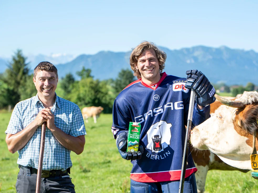 Molkerei Berchtesgadener Land erweitert Sponsoring-Engagement bei DEL-Rekordmeister Eisbären Berlin