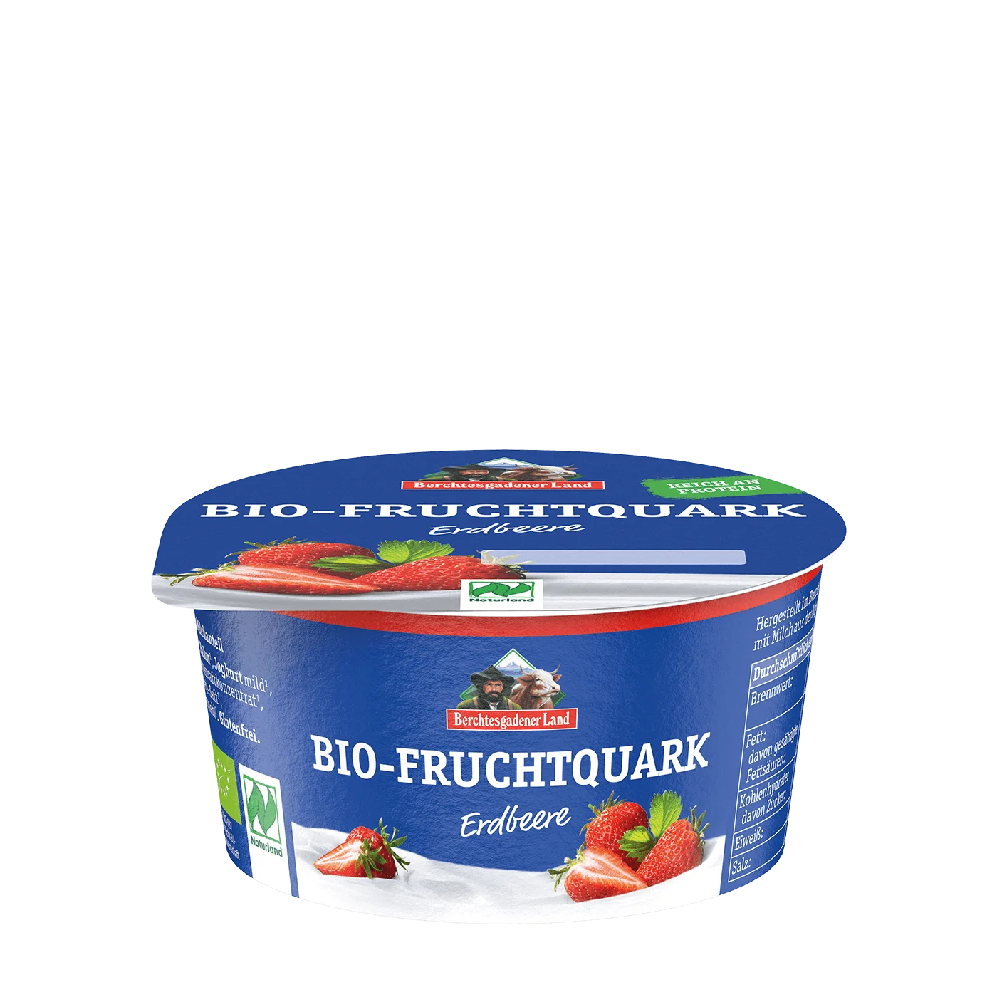 Bio-Fruchtquark, 150 g Becher Erdbeere