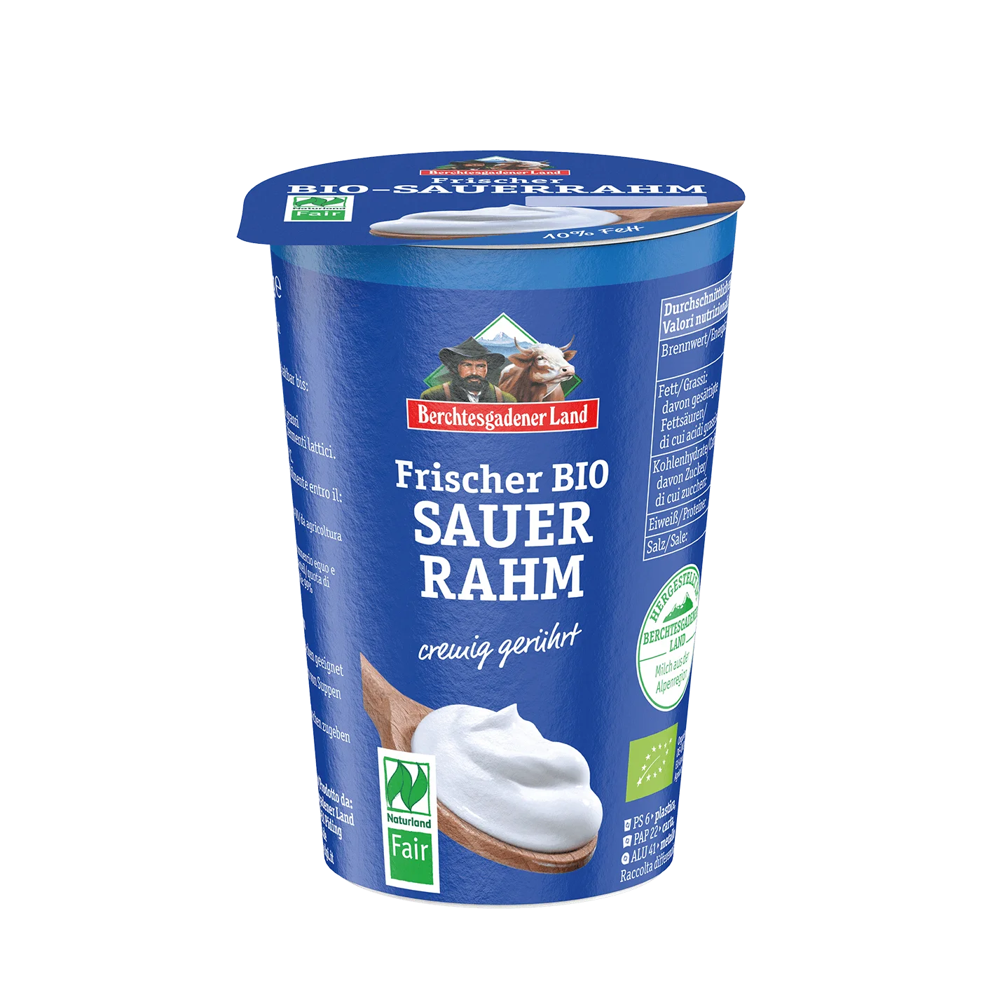 Frischer Bio-Sauerrahm, 200 g Becher