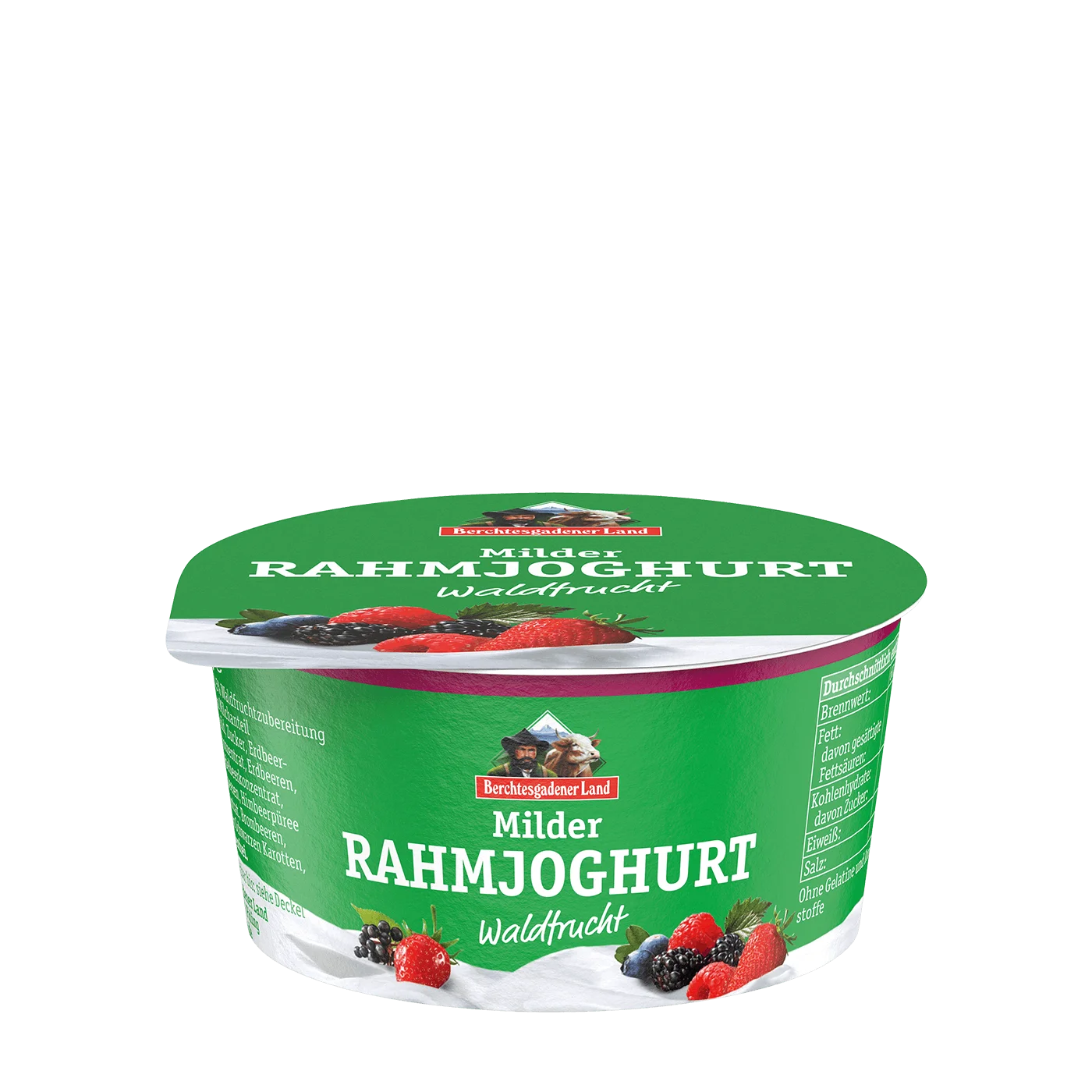 Milder Rahmjoghurt, 150 g Becher Waldfrucht