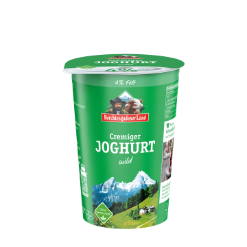 Cremiger Joghurt mild, 500 g Becher 4 % Fett