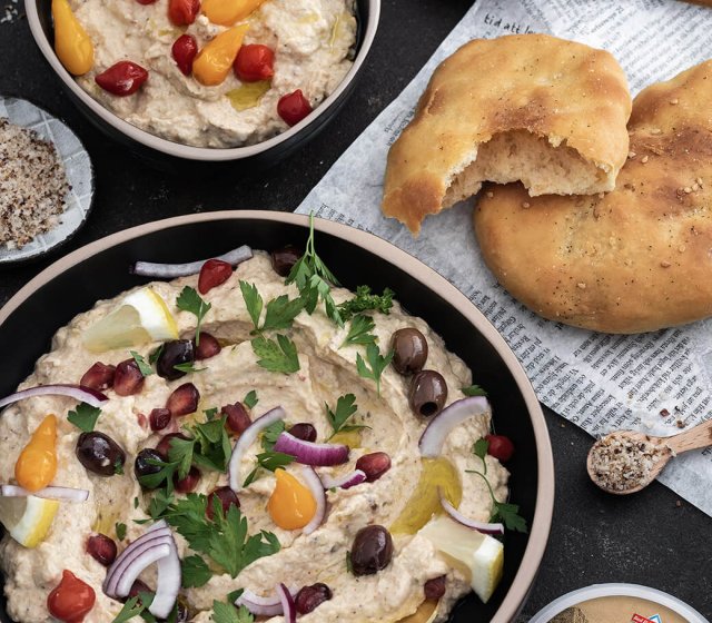 baba-ganoush-naan-brot