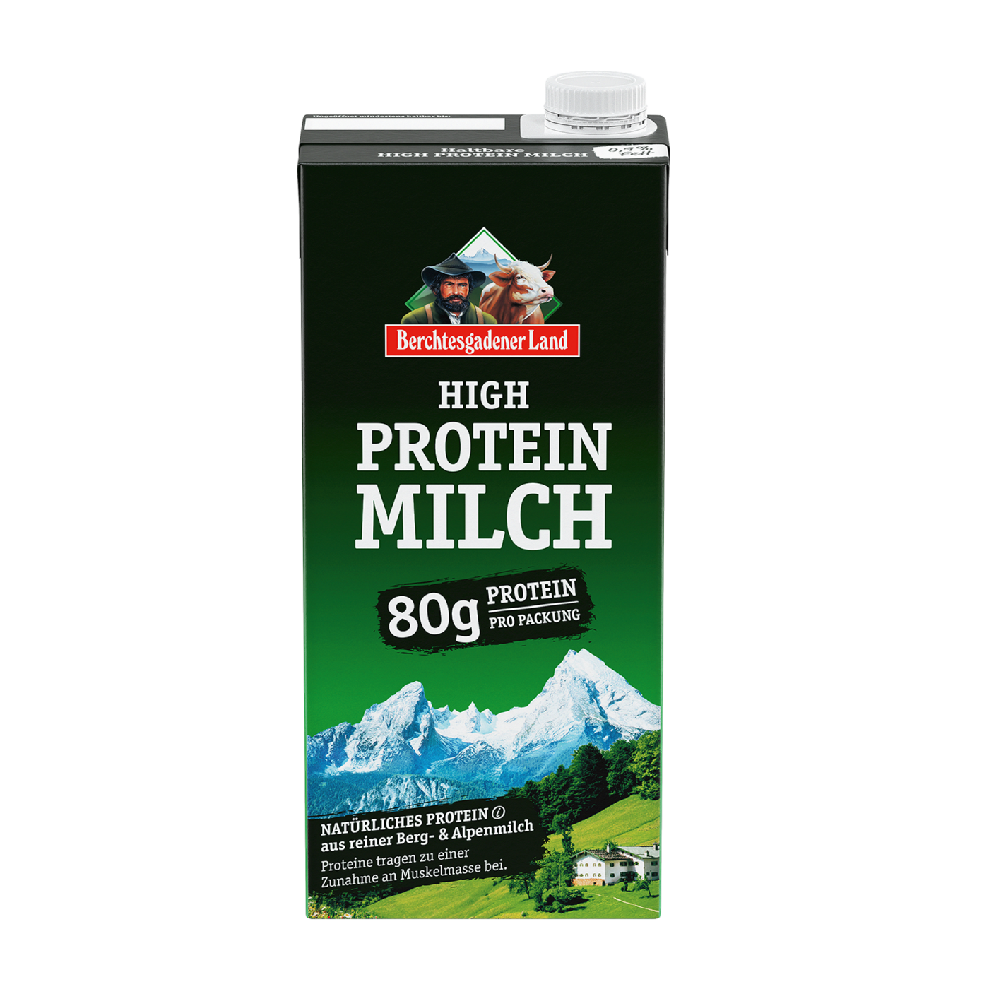 Haltbare High Protein Milch, laktosefrei, 1 Liter Tetra Slim 0,9 % Fett