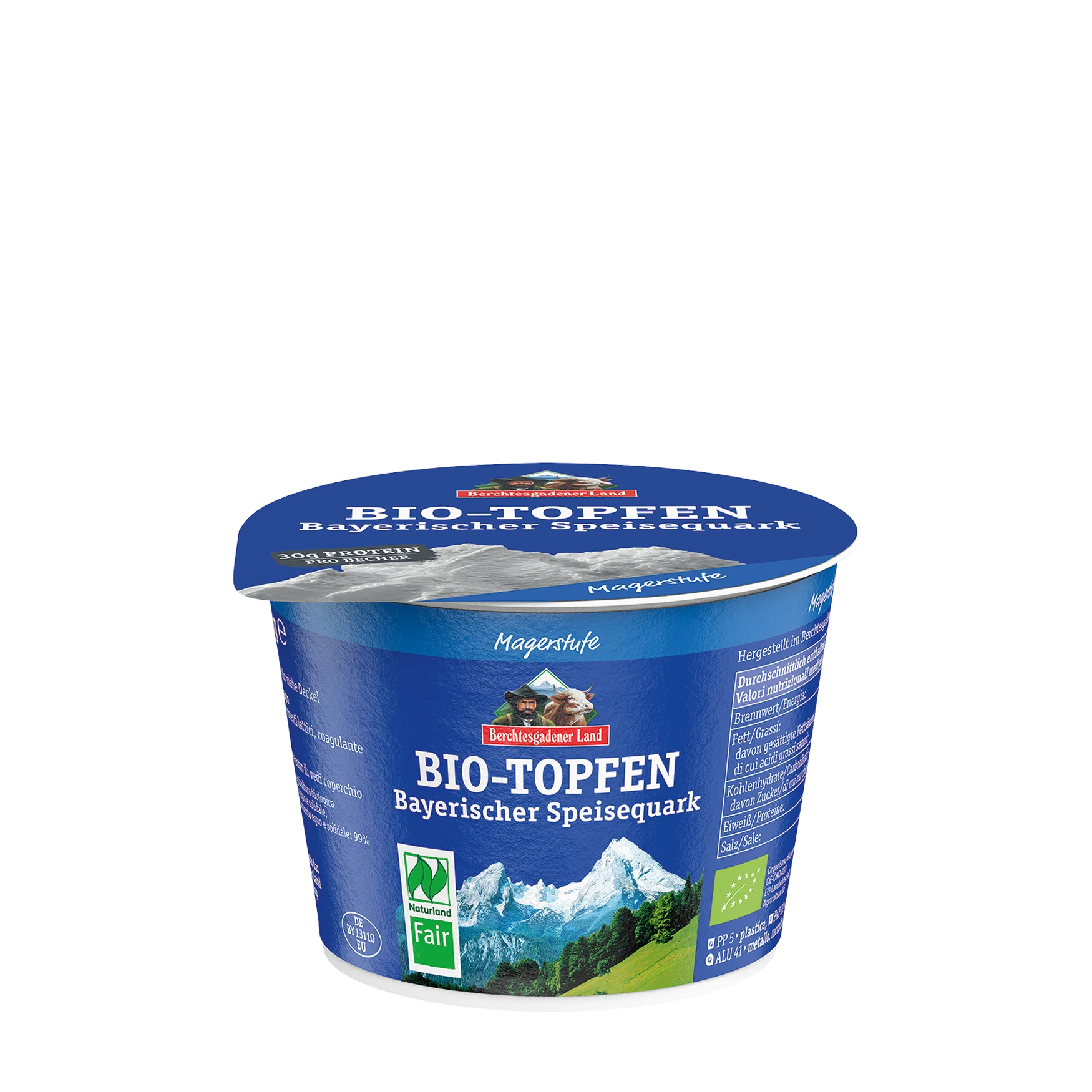 Bio-Topfen Magerstufe , 250 g Becher 0,2 % Fett