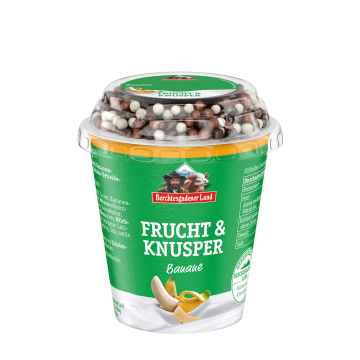 Frucht Knusper, 150 g Becher Banane mit Schokoballs