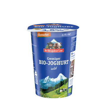 Cremiger Bio-Joghurt mild, 500 g Becher 3,5 % Fett