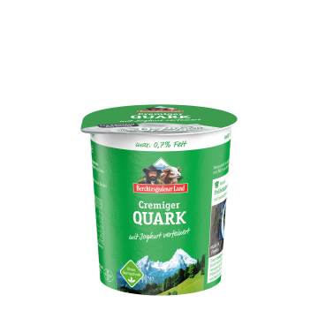 Cremiger Quark, 350 g Becher max. 0,7 % Fett