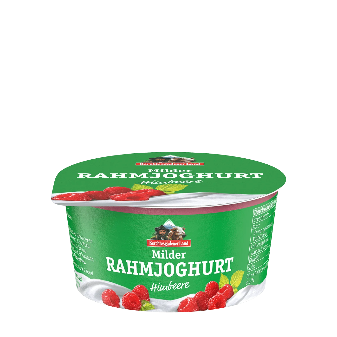 Milder Rahmjoghurt, 150 g Becher Himbeere
