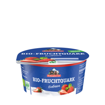 Bio-Fruchtquark, 150 g Becher Erdbeere