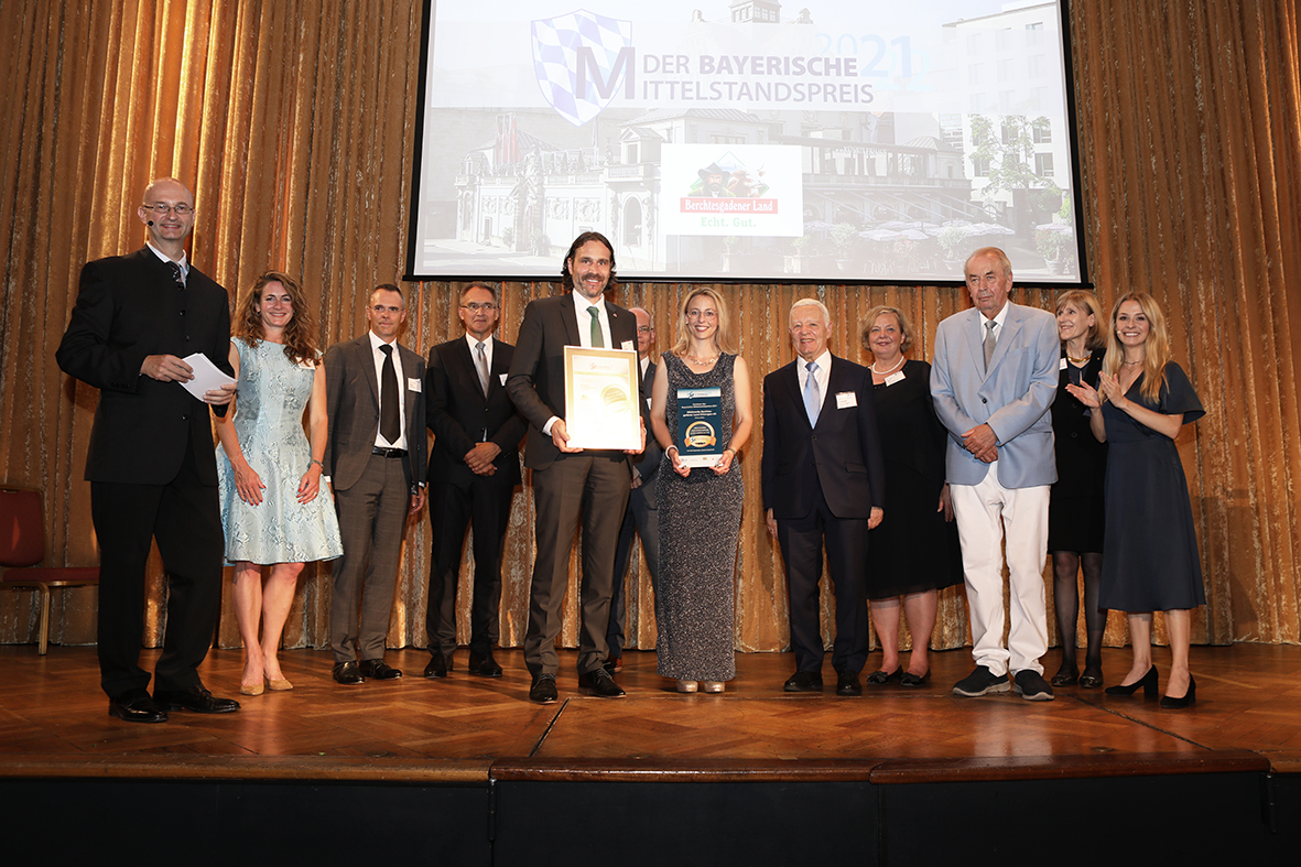 Bay. Mittelstandspreis für Molkerei Berchtesgadener Land Bay. Mittelstandspreis für Molkerei Berchtesgadener Land