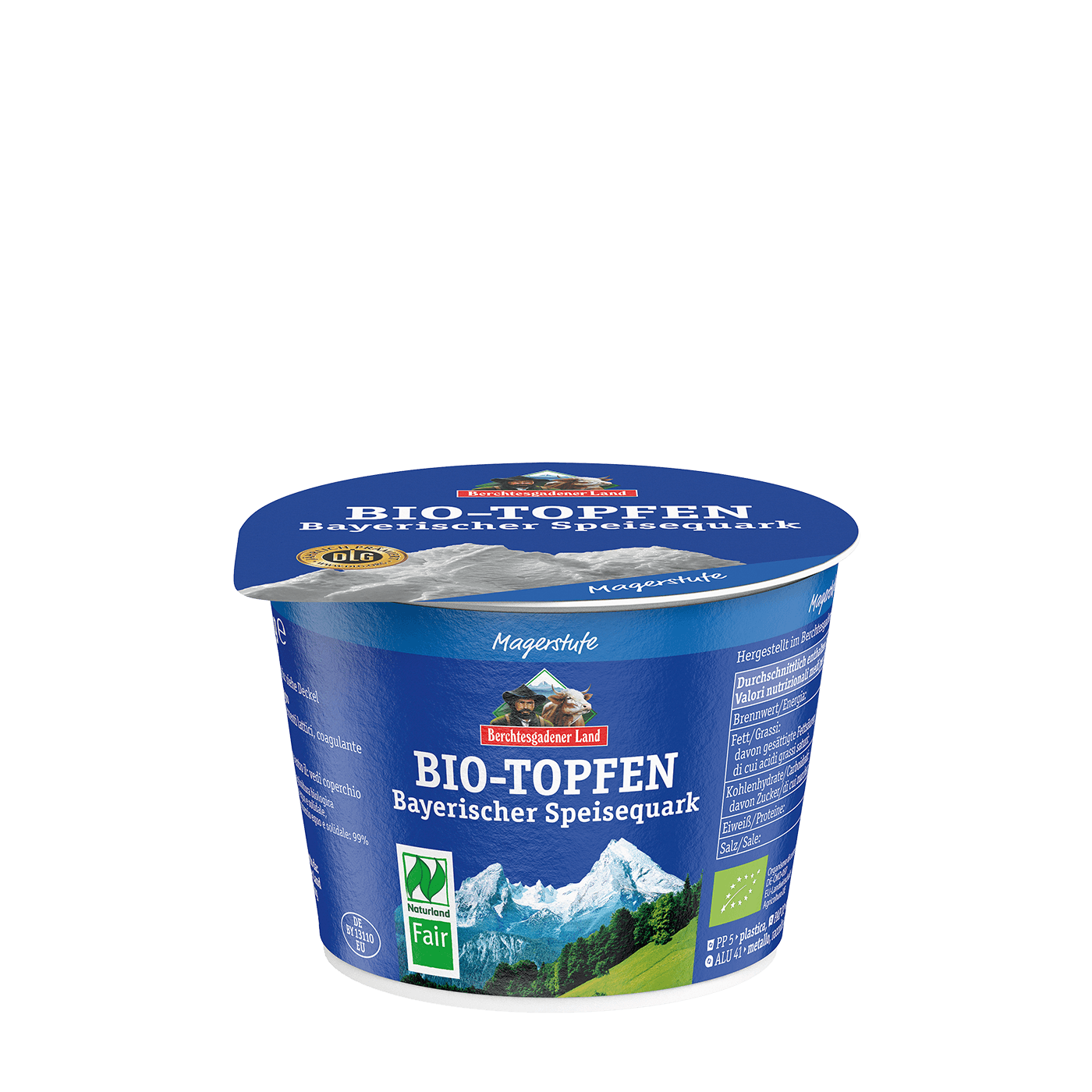 Bio-Topfen Magerstufe, 250 g Becher 10 % Fett i.Tr.