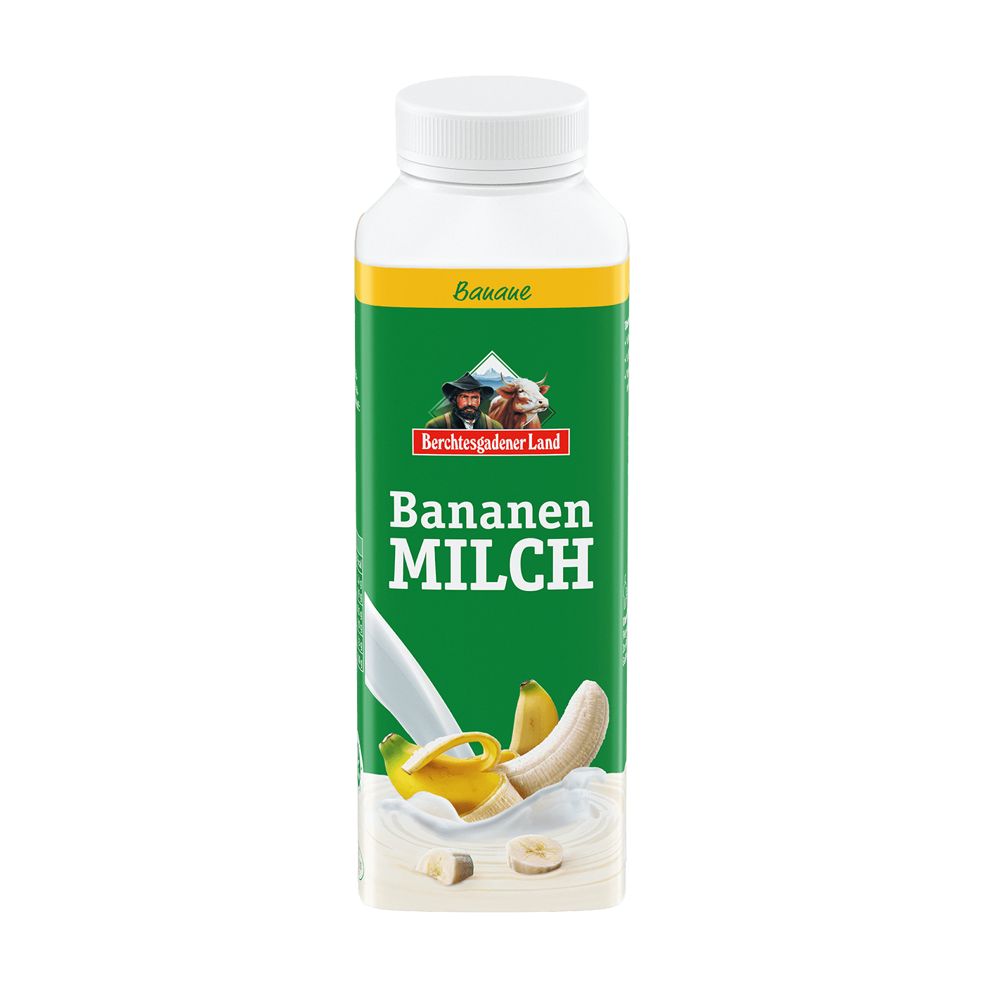 Vanille- / Bananen-Milch, 380 ml Bottiglia di cartone Banana